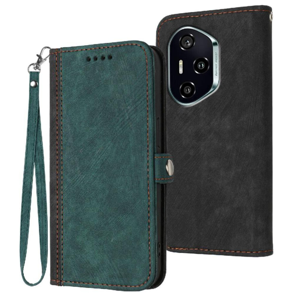 Gangxun (Green) Case For Honor 400 With Card Slot Stand Pu Leather Magnetic Closure Kickstand Protective Wallet Flip Folio Book Green