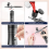 Airbrush Kit with Compressor, 48PSI High Pressure Air Brush Kit A 4