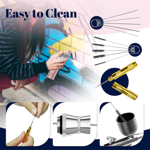 Airbrush Kit with Compressor, 48PSI High Pressure Air Brush Kit A 1