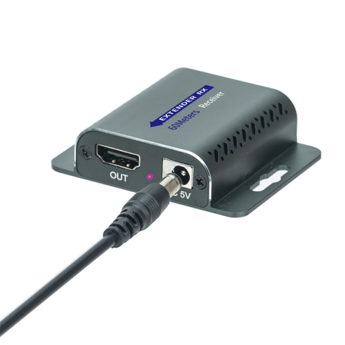 Extensor compatível com 4K 60Hz para RJ45 60M 120M Extensor A Plugue UE 1