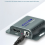 Extensor compatível com 4K 60Hz para RJ45 60M 120M Extensor A Plugue UE 7