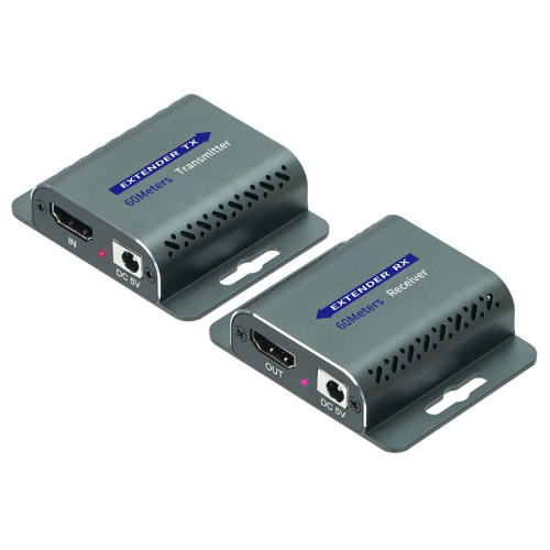 Extensor compatível com 4K 60Hz para RJ45 60M 120M Extensor A Plugue UE 2