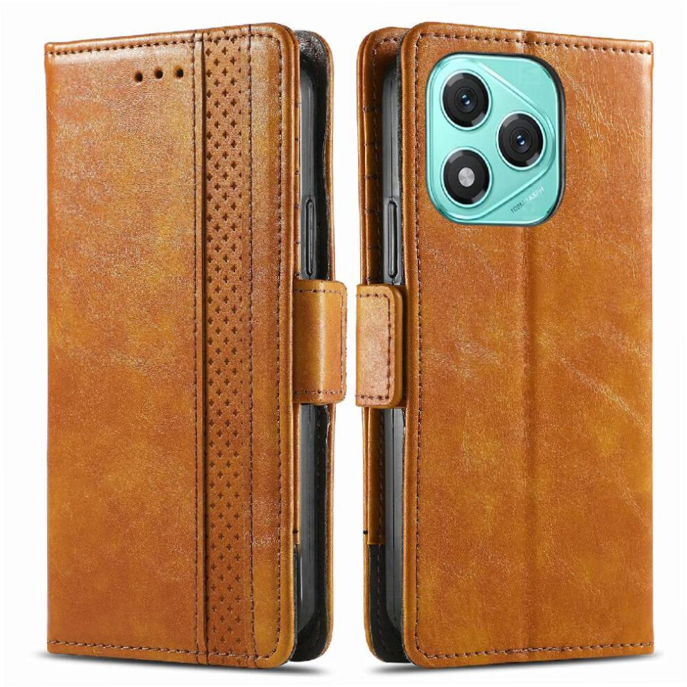 Photos - Case for Honor 400 Lite Multi-card Slot Wallet Business Splicing Multi-color(Yellow)