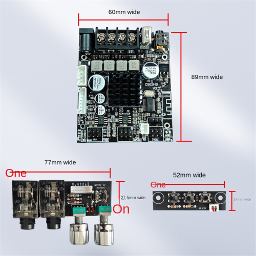 -502HS KTV microfoon audio geïntegreerde machine 2