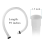 2pcs 1.5Inch Diameter Accessory Pool Pump Hose Replacement 2