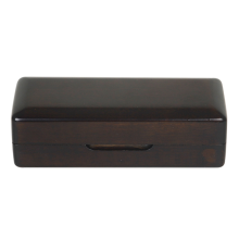 Boîte de rangement pour bec de saxophone en bois anti-pression
