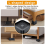 4pcs 4 inch height increase bed frame Heavy duty adjustable frame 3