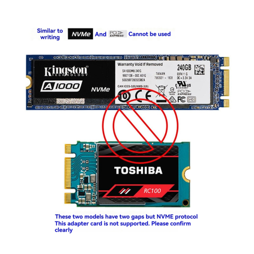 Carte adaptateur M.2 vers SATA, convertisseur d'interface SSD M.2 NGFF vers SATA 1
