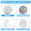 Button Maker Keychains Supplies,58mm/2.25 inch Pin Making Kit 5