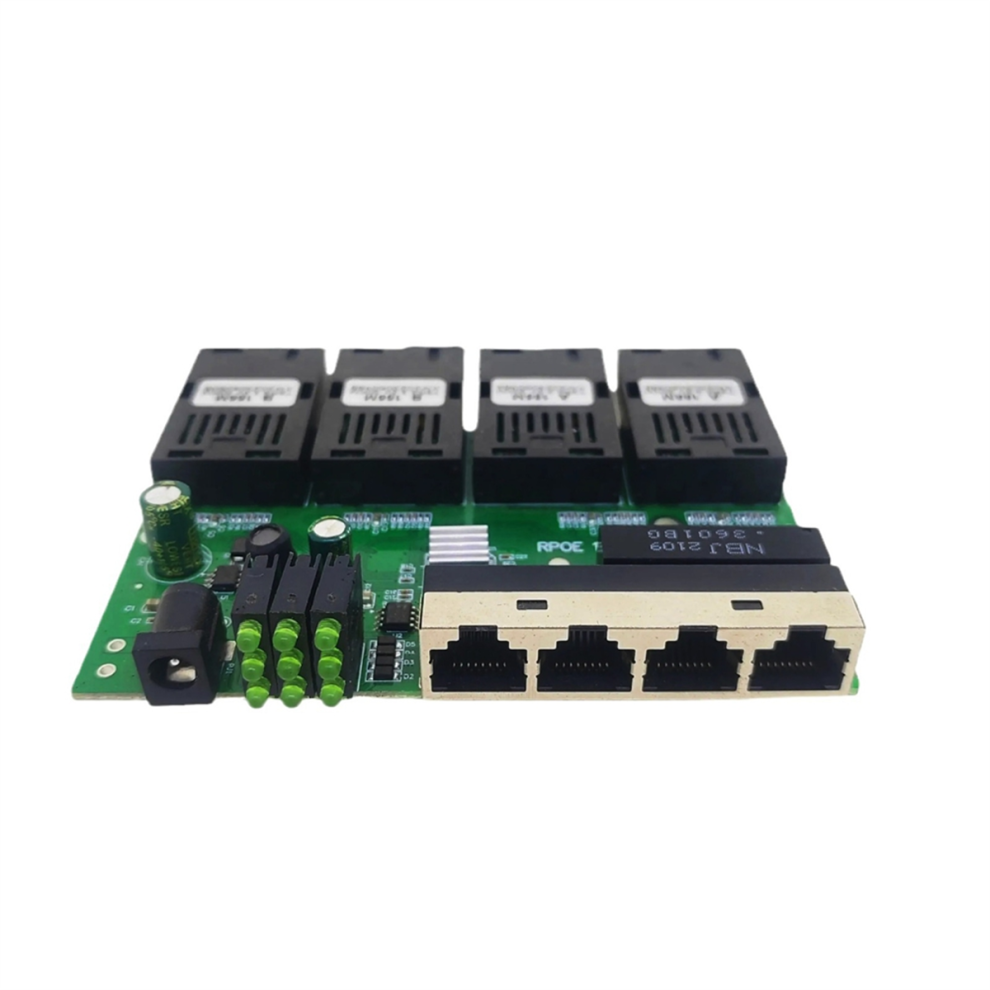 100M Reverse Poe Fast Ethernet Fiber Switch Optical Media Converter 4853831890724