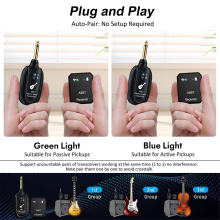 New A88T Wireless Guitar System Electric Guitar Pickup Audio