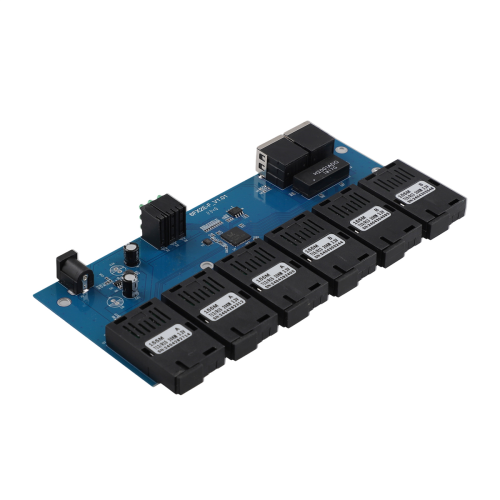 100M PCBA Board Fiber Optic Media Converter 2