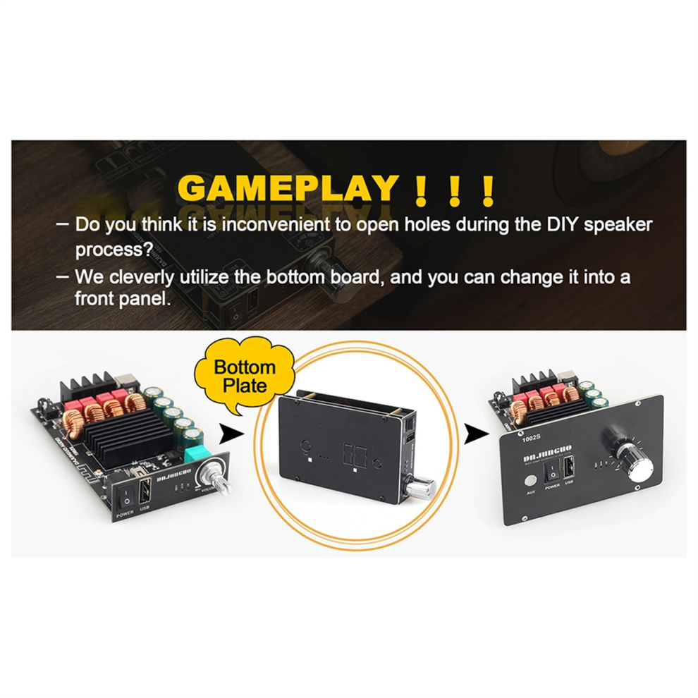 -1002S Scheda Amplificatore Bluetooth 100W+100W 12-24V B