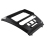 Adattatore per cornice autoradio 10.1 per FUSION Nero 2