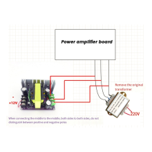 Audiomodule Enkele DC 12V tot  24V Subwoofer Auto-audio