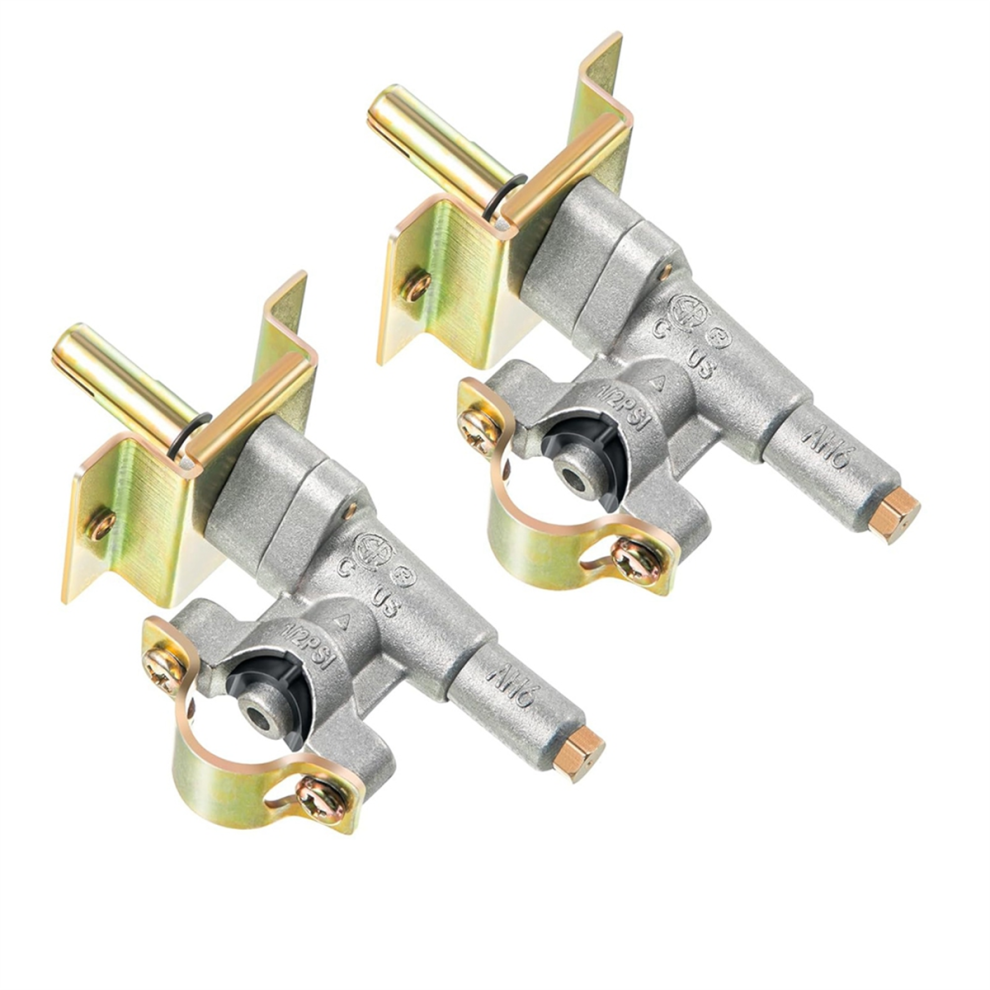 Lot de 2 vannes de régulation de brûleur de plaque de cuisson compatibles avec