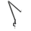 Verstelbare microfoonstandaard met microfoonarm, metalen ophanging 1