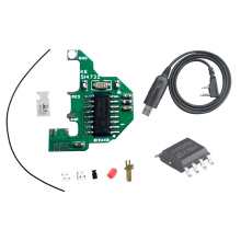 Modul und Quarzoszillator + 2M-Erweiterungschip + Programmierkabel FPC