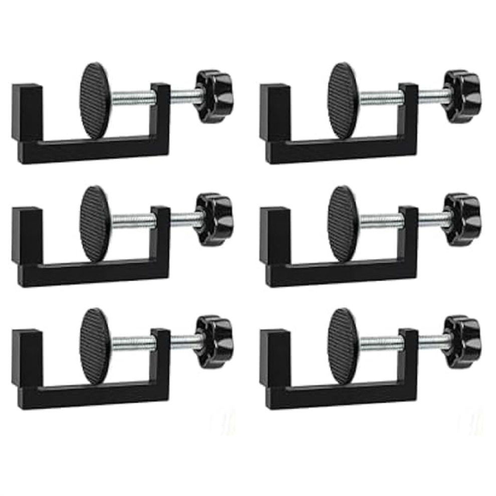 Lot de 6 clips en G réglables pour meubles de jardin et rotin