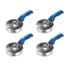 4 Pack 4 Rings Comb Horse Brush Metal Brush