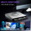 Externer CD/DVD-Brenner, CD-ROM-DVD-Player, tragbarer CD-Reader 5