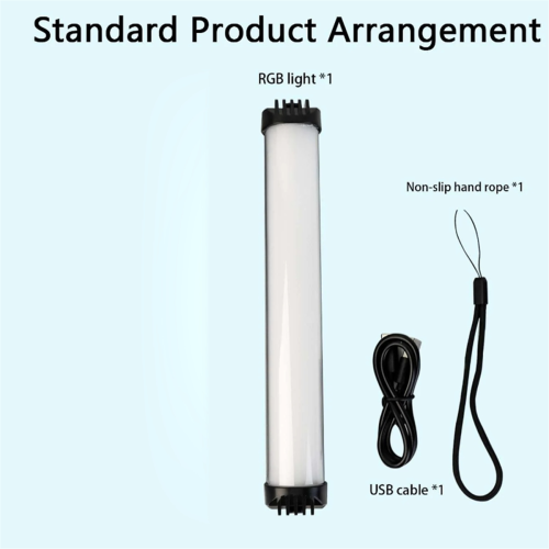 2700-7500K RGB Handheld LED Fill Light USB Rechargable 2