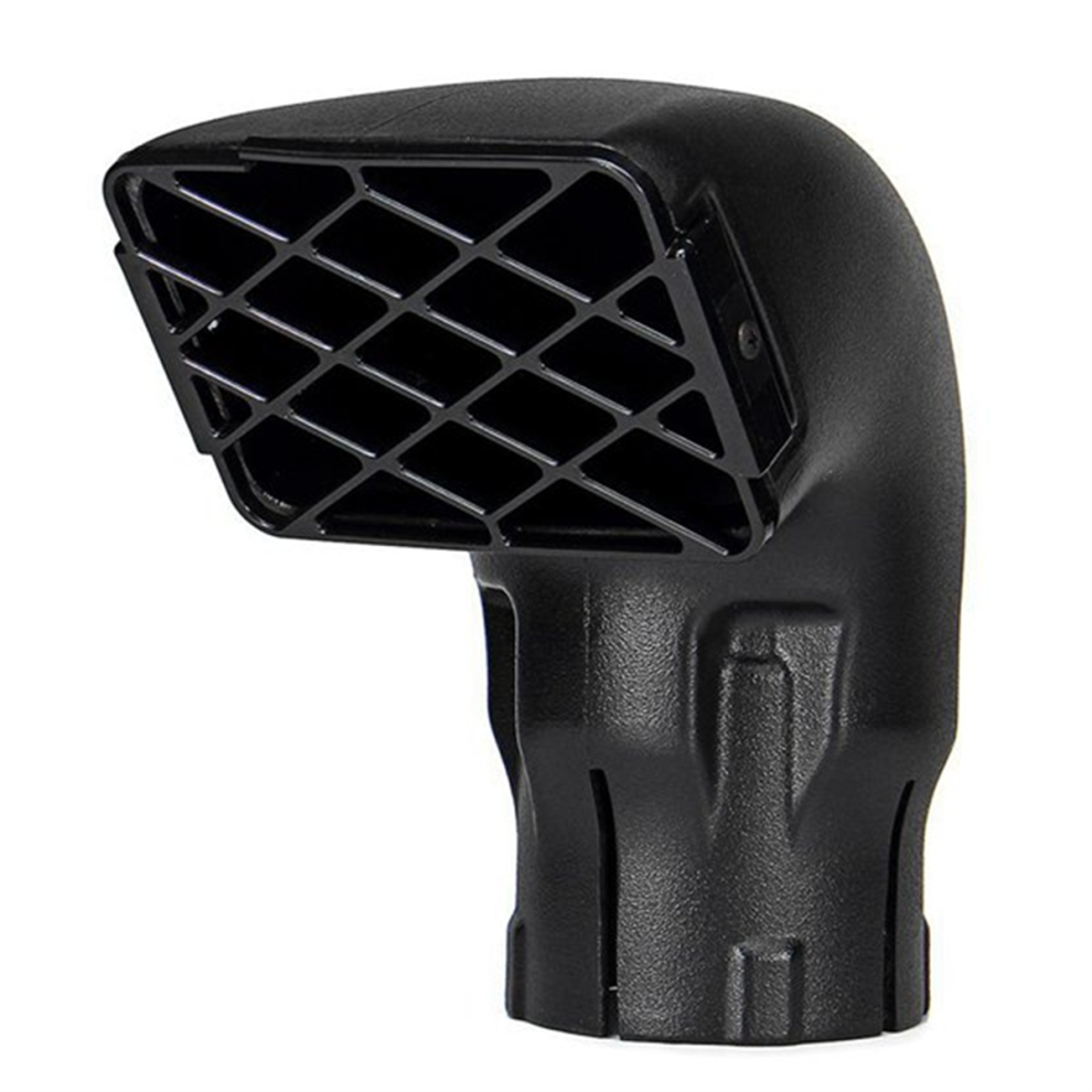 3.5Inches Car Universal Snorkel Inlet Air Intake Pipe Black 4853831808668