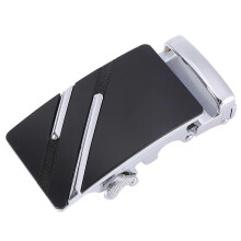 (As show, One size) Fashion Men's Business Alloy Automatic Buckle Unique Mens Plaque Belt Buckles for 3.5cm Ratchet Belt (640)