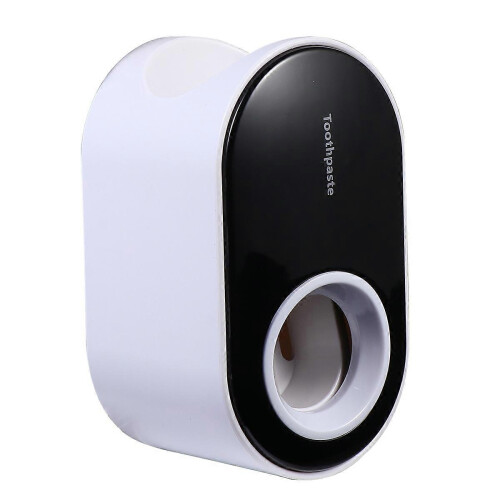 (As show, One size) Wall Toothpaste Dispenser Wall Mount Toothpaste Dispenser Hands Free Toothpaste Squeezer Punch Free Toothpaste Squeezer 2