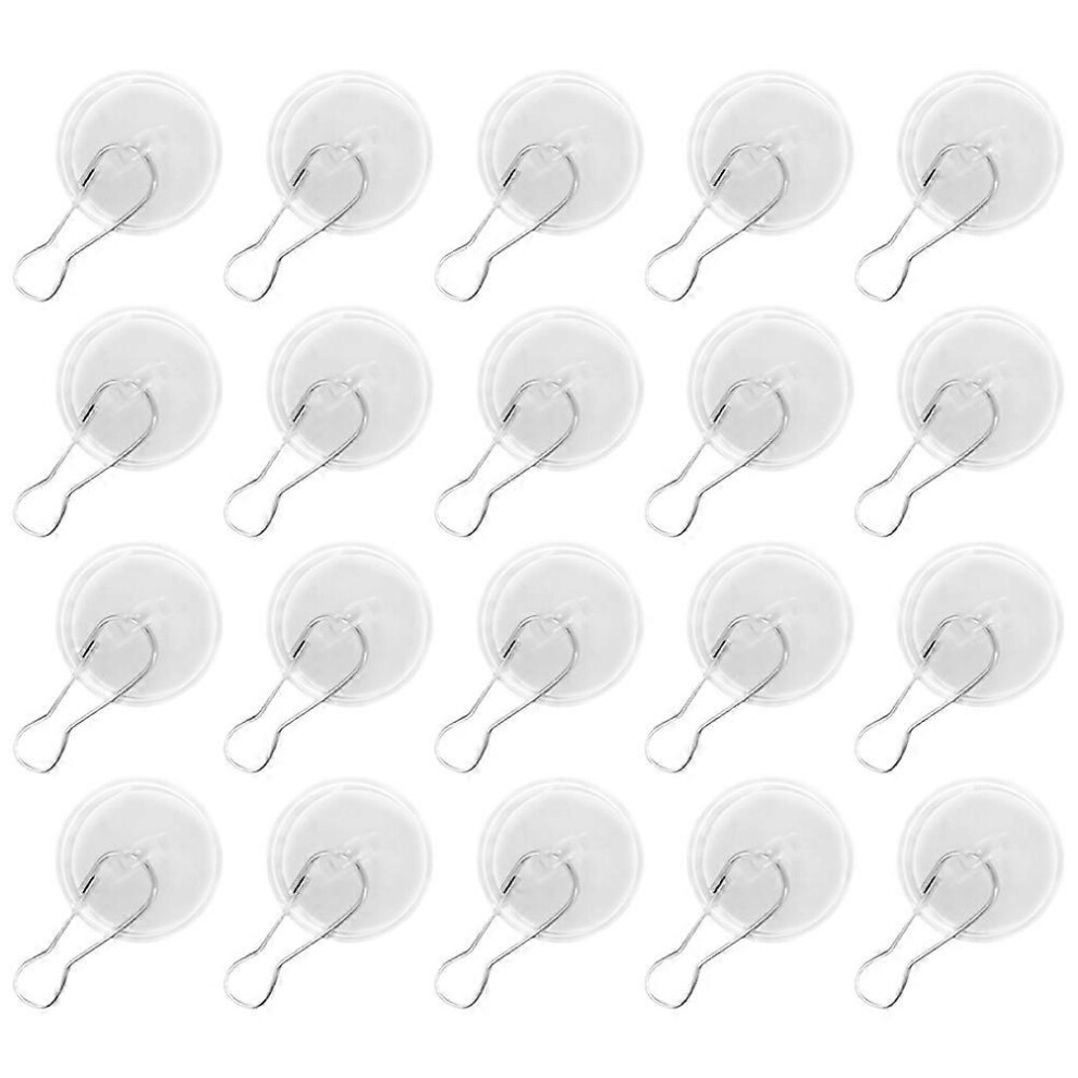(As Show, One Size) 20Pcs Ceiling Hooks Self Adhesive Clear Hooks Adhesive Ceiling Hooks Heavy Duty Hanging Buckle Hooks 4069016332747