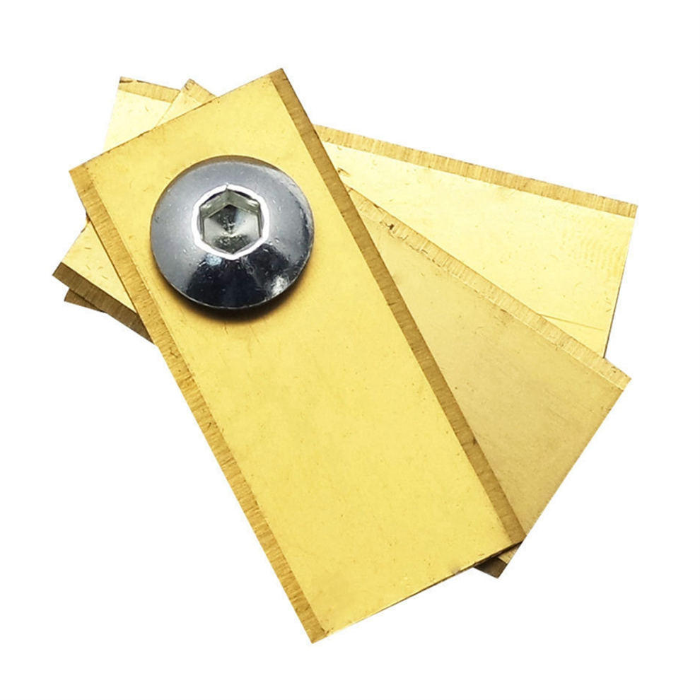Lot de 30 lames de rechange antirouille pour tondeuse robot, couleur or