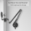 Adjustable Bracket Wall Mounted Microphone Support Fixed Base 1