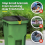 Trash Can Lock,Garbage Can Lock for Animal with Metal Claw 2pc 4