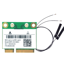 RTL8852BE WIFI6 Card+Internal Antennas 2.4GHz/5GHz WIFI Card Adapter