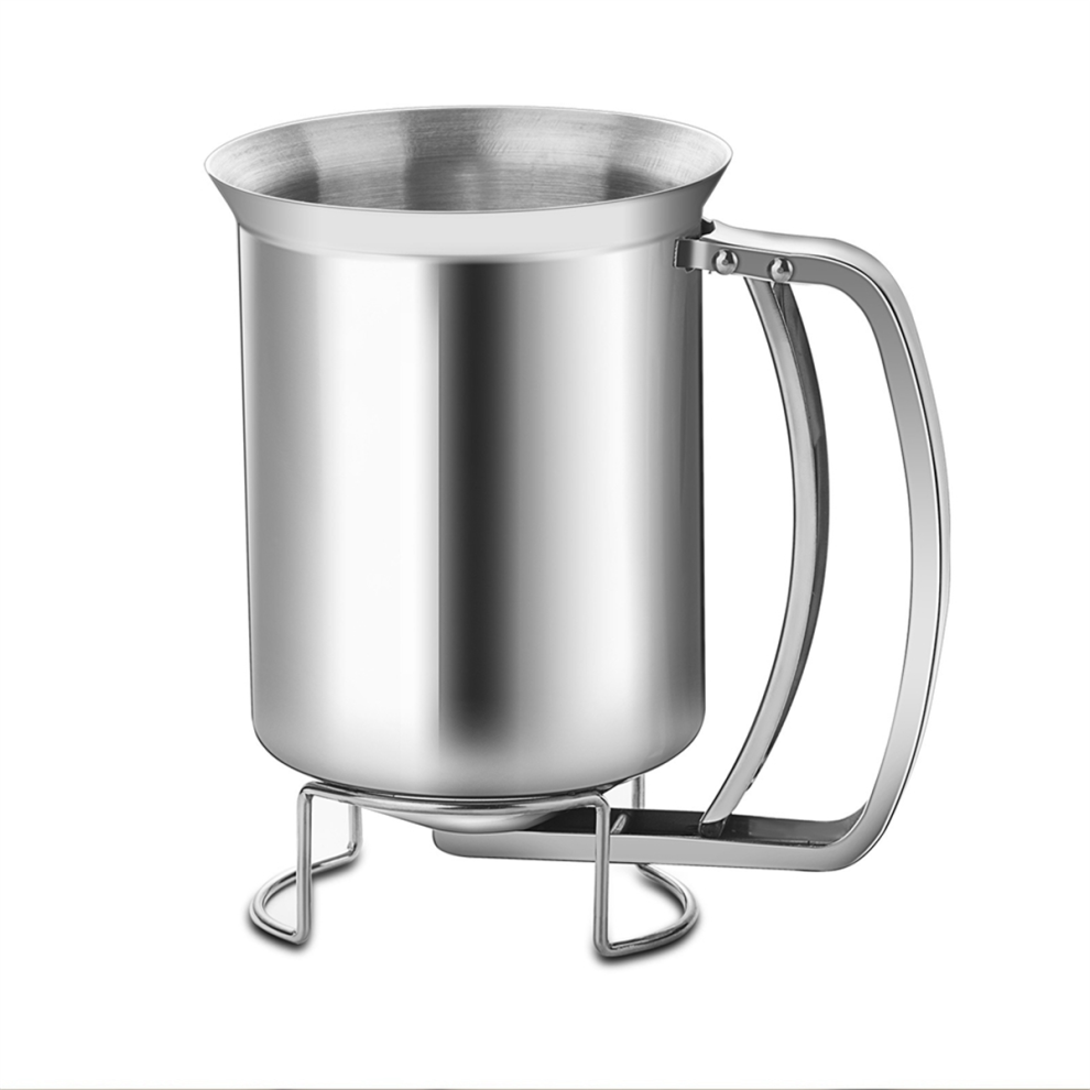 Embudo Dispensador De Masa De Acero Inoxidable Para Pasteles Y Panqueques-image