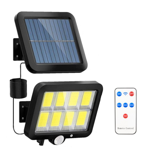 LED Solar Split Wall Lamp 3 Mode Waterproof Motion Sensor A 1