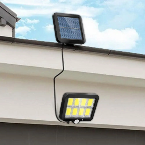 LED Solar Split Wall Lamp 3 Mode Waterproof Motion Sensor A 2