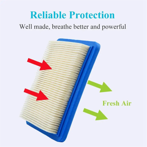 Lawn mower square filter air filter 491588 For 1