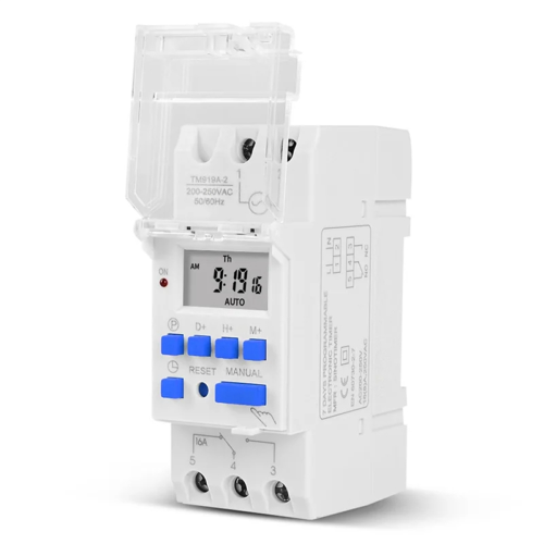 Programmable Digital Time Switch Relay Control AC 220V 16A 2