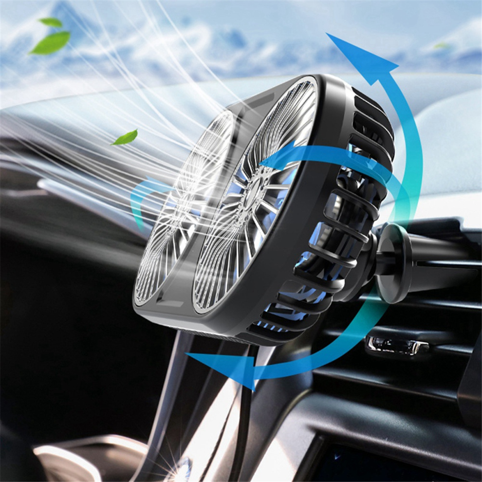 Usb Car Air Outlet Dashboard Mini Fan 5V Auto Ventilation Fan 4853659292915