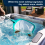 Pool Skimmer Net with Pole- Hot Tub for Kiddie Pools 4