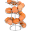 Kitchen egg rack, spiral egg basket, Silver Gray 1