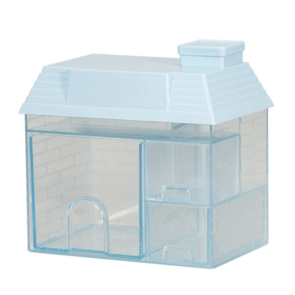 Cestino Portaoggetti Multiuso, Portapenne Blu