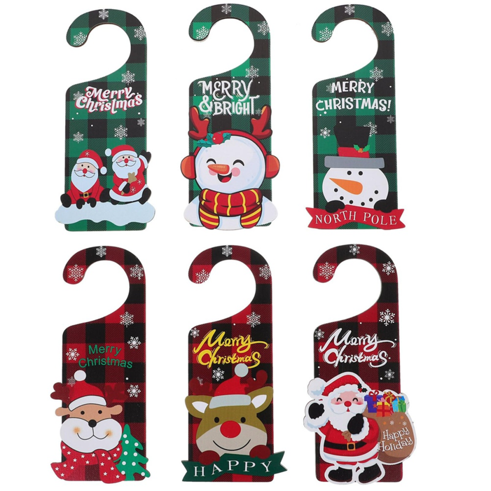 Lot de 6 crochets pour décoration de Noël