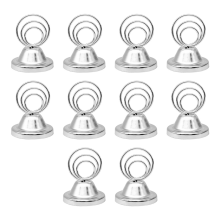 Potdeksel notitiehouder tafelnummerhouder stoelkaarthouder (Zilver)