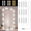 Éclairage LED pour miroir de courtoisie, éclairage pour coiffeuse 7