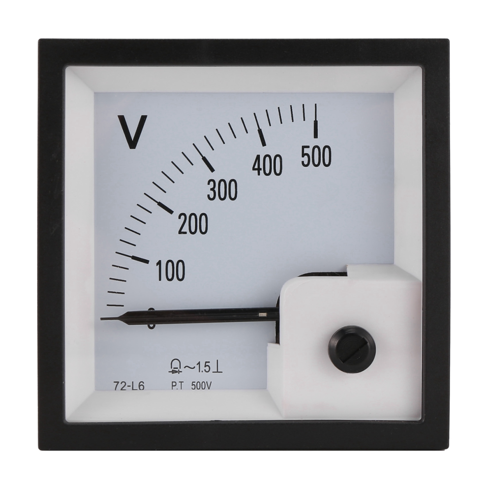 72-L6 Voltmeter 500V Pointer Type Voltage Meter 4853659201399
