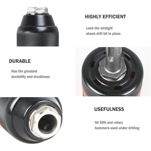 3 JAW SDS Chuck Adapter with SDS-Plus Shank 1