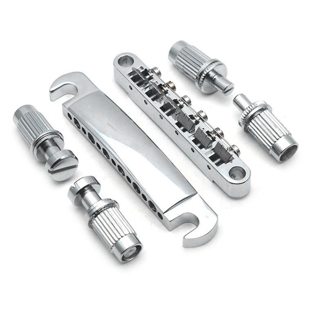 Chevalet de guitare électrique 6 cordes Argent