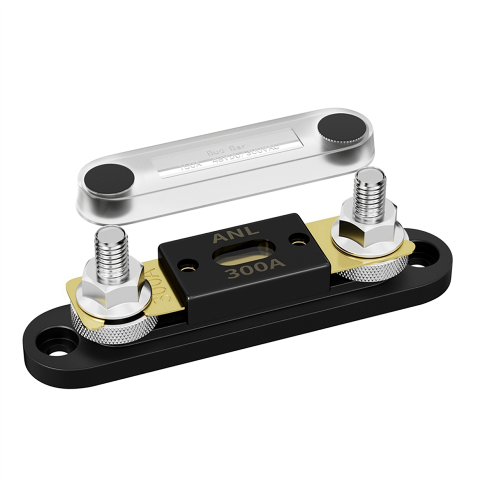 Blocco Fusibile Da 300 Amp Con Fusibile Da 300 A Per Camion, Veicoli Automobilistici E Marini